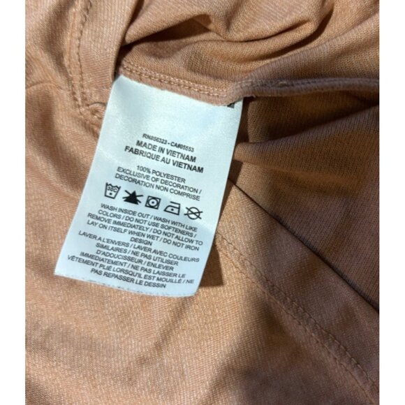 Nike Runway Tank Peach Beige Strappy Sleeveless Running Athleisure Gym Sz S - Picture 4 of 8